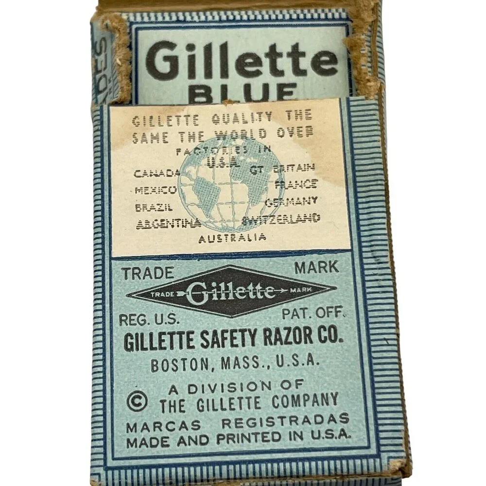 gillette sealed box